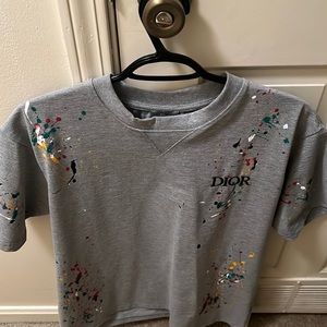 DIOR MEN Paint T-Shirt used like new